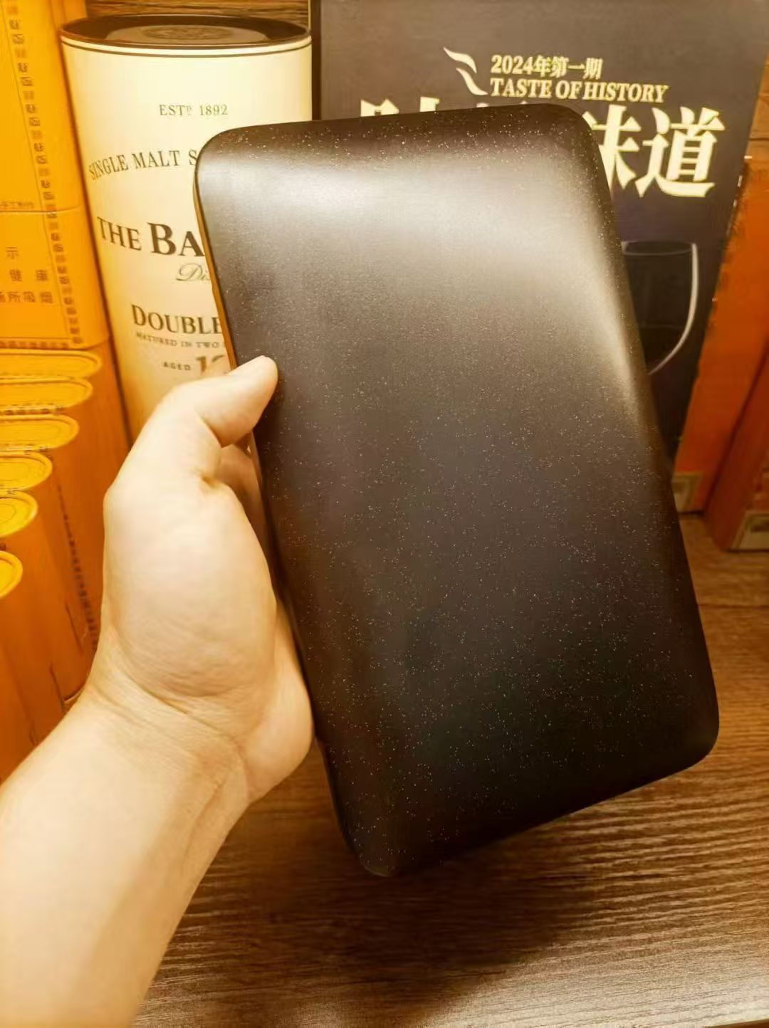 黑色雪茄便携保湿盒