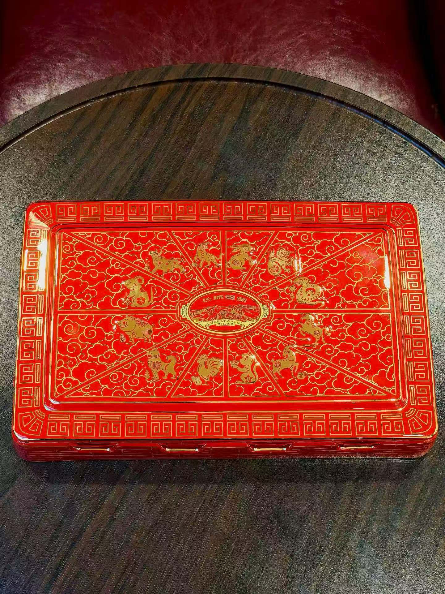 长城12金生肖混装，带国礼陶瓷烟灰缸（强推，量有限，预定名额）